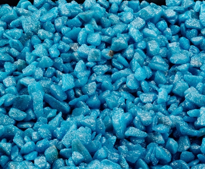 Aqua-della glamour steen indian blauw (6-9 MM 2KG)