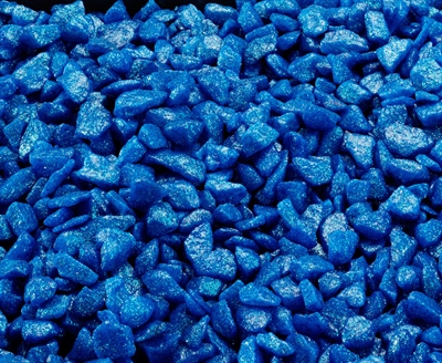 Aqua-della glamour steen oceaan blauw (6-9 MM 2KG)