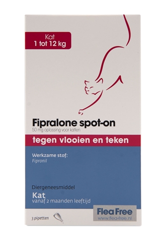 Exil flea free fipralone spot-on kat (3 PIPET)