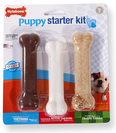 Nylabone puppy chew puppy starter kit (TOT 11 KG)
