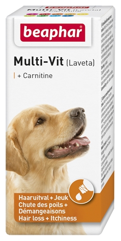 Beaphar multi-vit laveta + carnitine hond (20 ML)