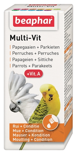 Beaphar multi-vit papegaai en grote parkieten (20 ML)