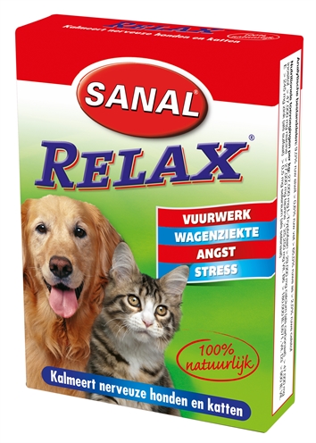 Sanal dog/cat relax kalmeringstablet (15 TABLETTEN)