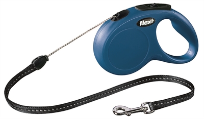 Flexi rollijn classic cord blauw (S 5 MTR)