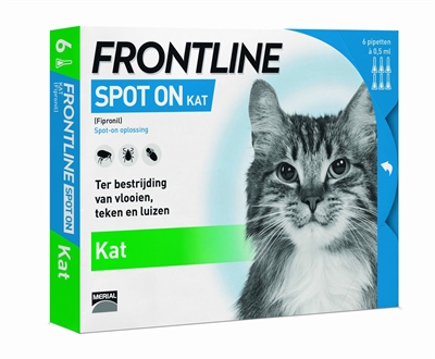 Frontline kat spot on (6 PIPET)