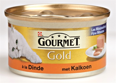 Gourmet gold fijne mousse kalkoen (24X85 GR)