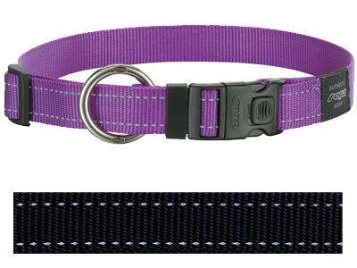 Rogz for dogs lumberjack halsband zwart (25 MMX43-73 CM)