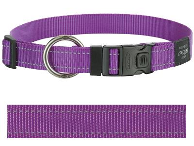 Rogz for dogs lumberjack halsband paars (25 MMX43-73 CM)