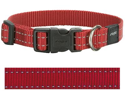 Rogz for dogs snake halsband rood (16 MMX26-40 CM)