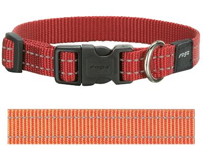 Rogz for dogs snake halsband oranje (16 MMX26-40 CM)