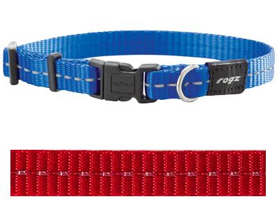 Rogz for dogs nitelife halsband rood (11 MMX20-32 CM)