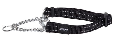 Rogz for dogs snake choker zwart (16 MMX32-44 CM)