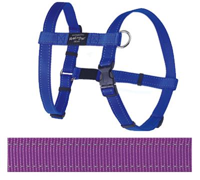 Rogz for dogs fanbelt tuig paars (20 MMX45-75 CM)