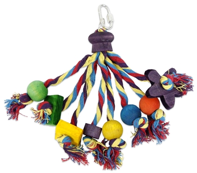 Happy pet speelgoed papegaai carnival assorti (22X11X11 CM)