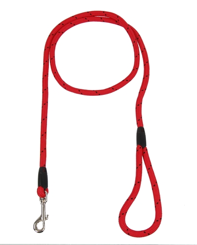 Rosewood hondenriem touw rood / zwart (162 CM)