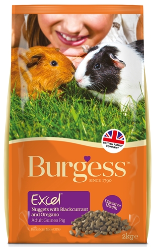 Burgess excel guinea pig blackcurrant & oregano caviavoer (2 KG)