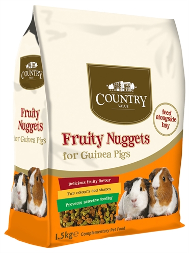 Burgess country value fruity nuggets guinea pig (1,5 KG)