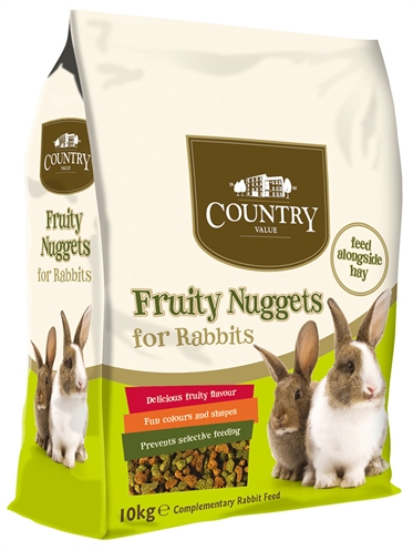 Burgess country value fruity nuggets rabbit (10 KG)