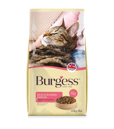 Burgess cat adult rijk aan schotse zalm (10 KG)