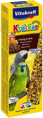 Vitakraft papegaai kracker honing (2 IN 1)