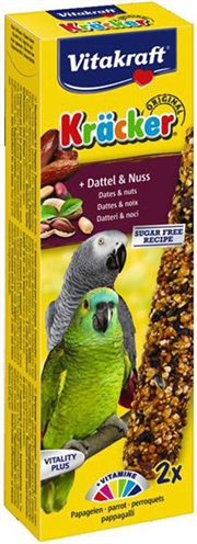 Vitakraft papegaai kracker fruit/noot (2 IN 1)