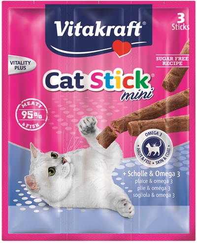 Vitakraft cat-stick mini schol / omega 3 (3 ST)