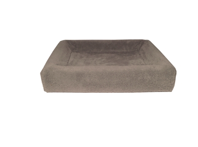 Bia bed fleece overtrek hondenmand taupe (BIA-60 70X60X12 CM)