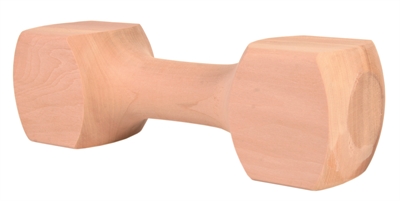 Trixie houten apporteerblok gehoekt (650 GR)