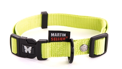 Martin sellier halsband nylon groen verstelbaar (16 MMX30-45 CM)