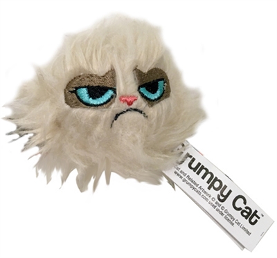 Grumpy cat haarbal speeltje (5X5X5 CM)