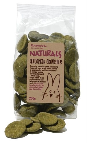 Rosewood naturals fenegriek crunchies (200 GR)