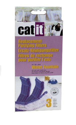 Hagen set a3 filters voor catit waterfountain (20X10X1 CM)