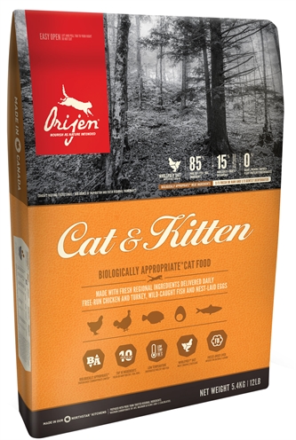 Orijen cat & kitten (5,4 KG)
