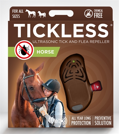 Tickless teek en vlo afweer voor paard bruin