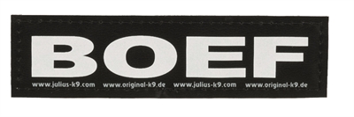 Julius k9 labels voor power-harnas/tuig boef (LARGE)