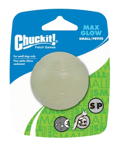 Chuckit max glow bal glow in the dark (5X5X5 CM)