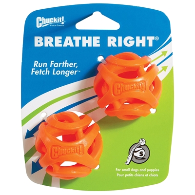 Chuckit breathe right fetch bal oranje (5 CM 2 ST)