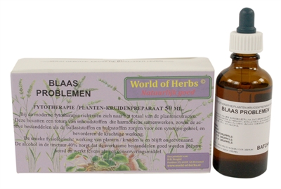 World of herbs fytotherapie blaas problemen (50 ML)