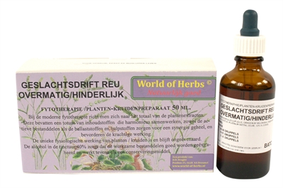 World of herbs fytotherapie overmatige geslachtsdrift reu (50 ML)