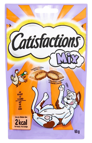 Catisfactions mix kip/eend (60 GR)