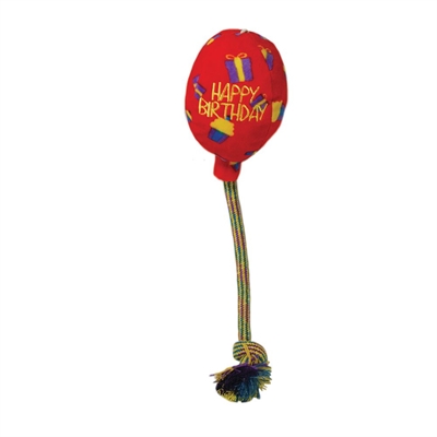 Kong occasions birthday balloon rood (15,5X9X9 CM)
