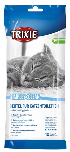Trixie kattenbakzak simple’n’clean (TOT 71X56 CM 10 ST)