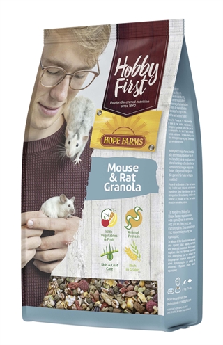 Hobbyfirst hopefarms mouse & rat granola (800 GR)