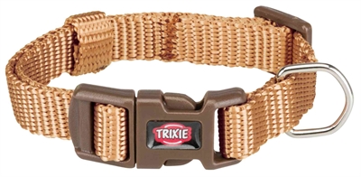 Trixie halsband hond premium karamel (25-40X1,5 CM)