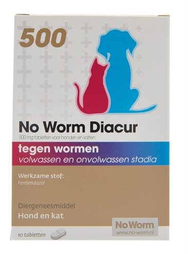 No worm diacur (500 MG 10 TBL)