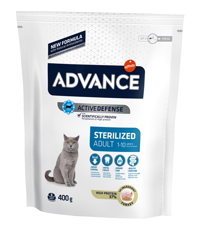 Advance cat sterilized turkey (400 GR)