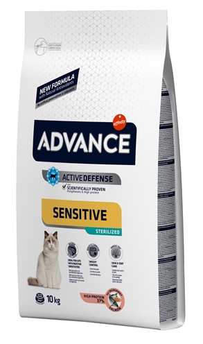 Advance cat sterilized sensitive salmon (10 KG)