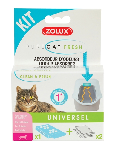 Zolux purecat fresh kattenbak filters (2 ST)