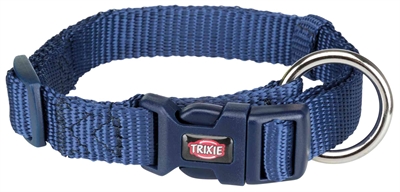 Trixie premium halsband hond indigo (30-45X1,5 CM)