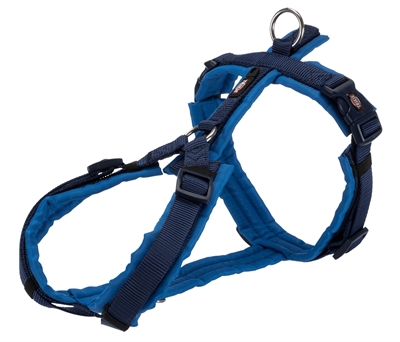 Trixie hondentuig premium trekking indigo / royal blauw (80-97X2,5 CM)
